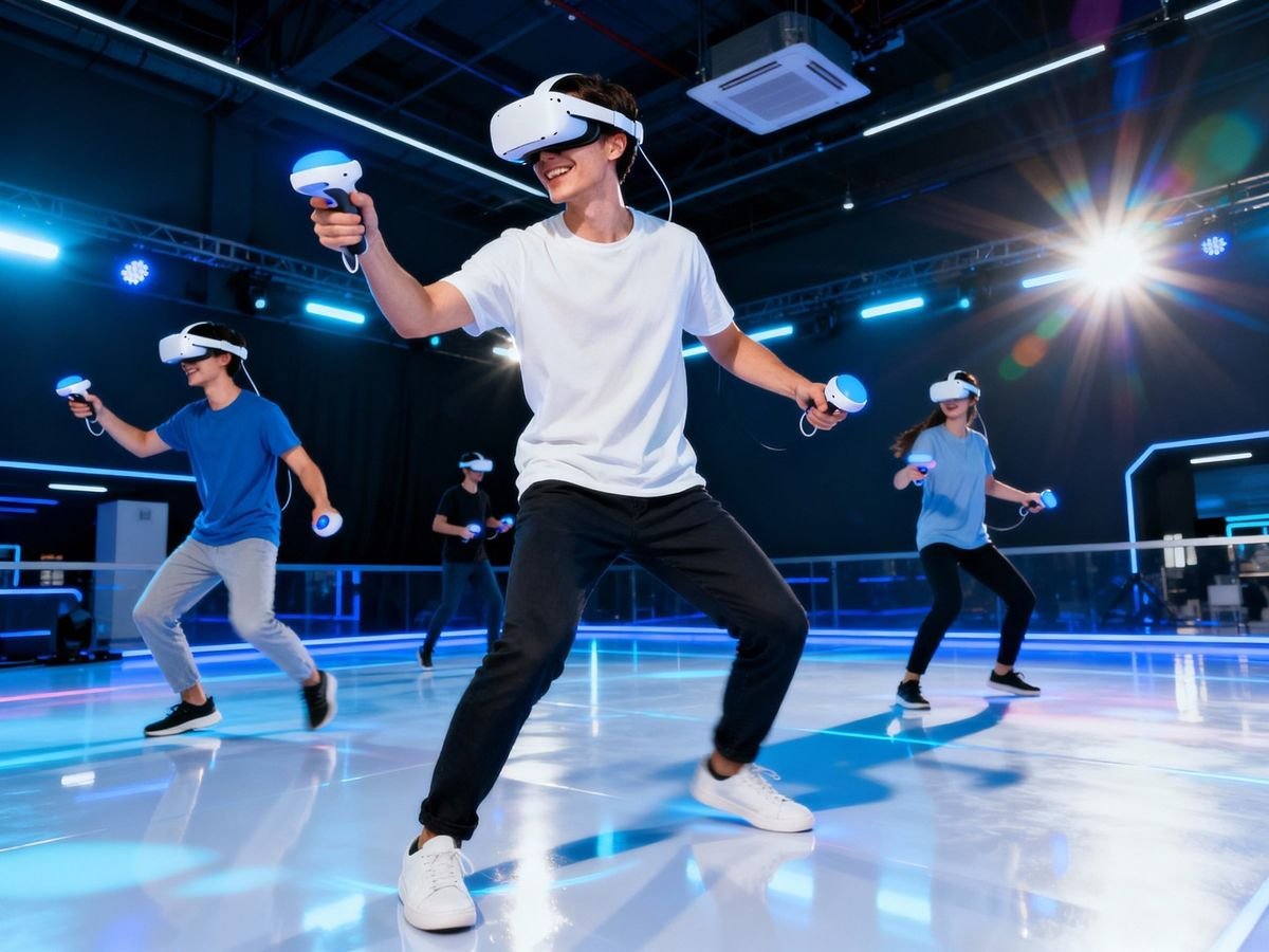 Arcade Games and VR Games on Rent in Delhi for Events featuring racing, basketball, shooting, air hockey, skill games, and immersive VR entertainment.