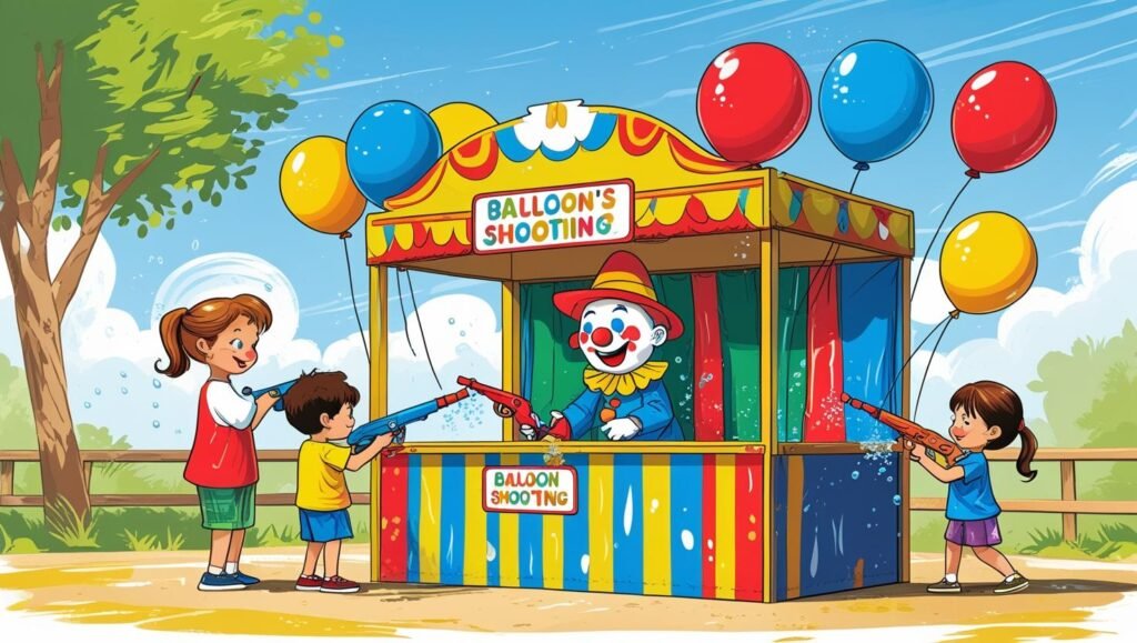 Balloon Shooting Booth – Perfect for Kids
