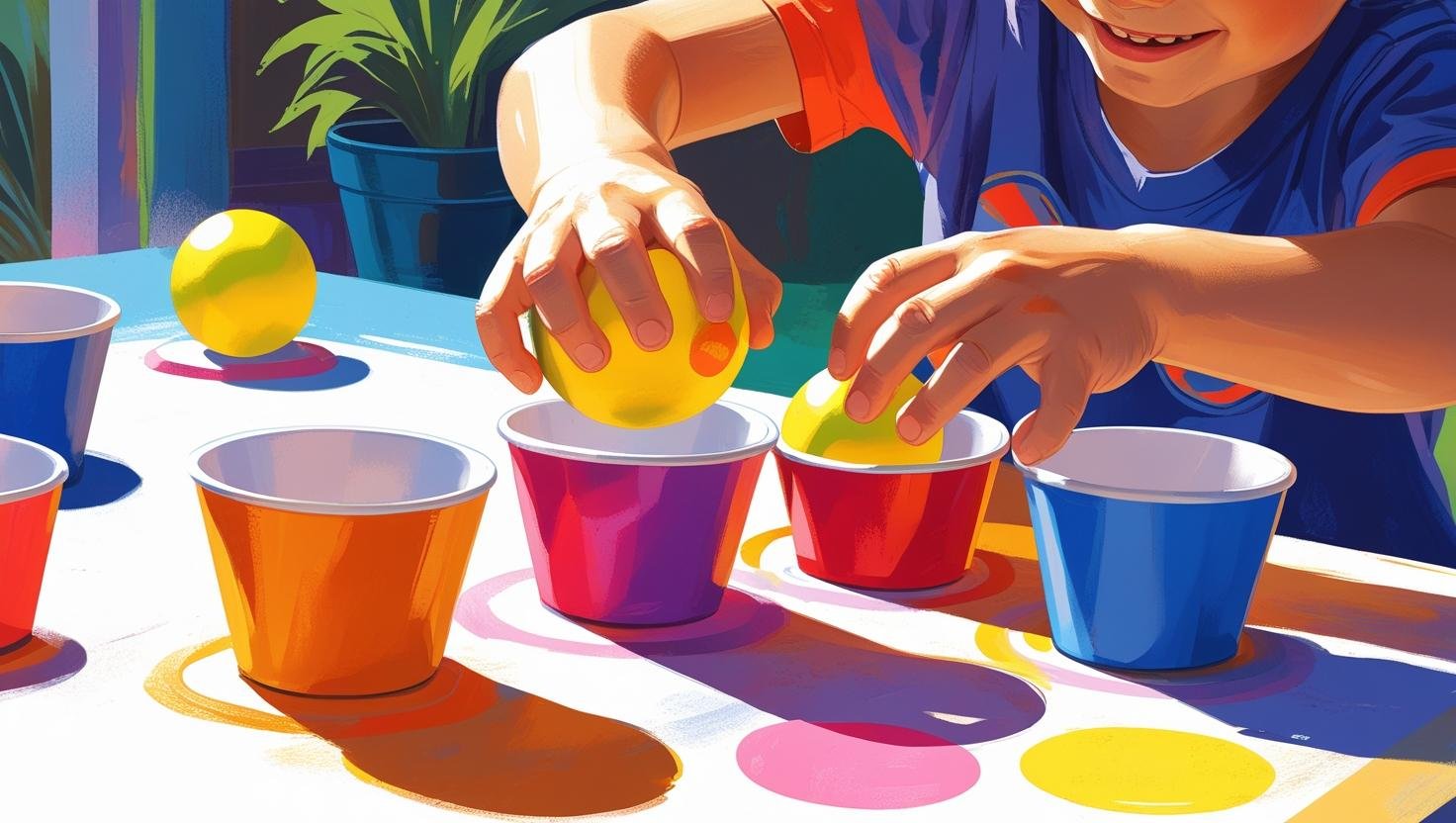 Cup and Ball Coordination Game β Skill, Focus & Fun in One!