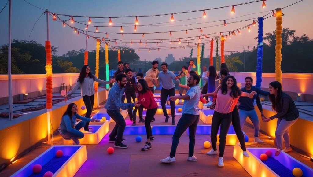 Delhi Rooftops = Next-Level Fun with Game Zones by Party Events