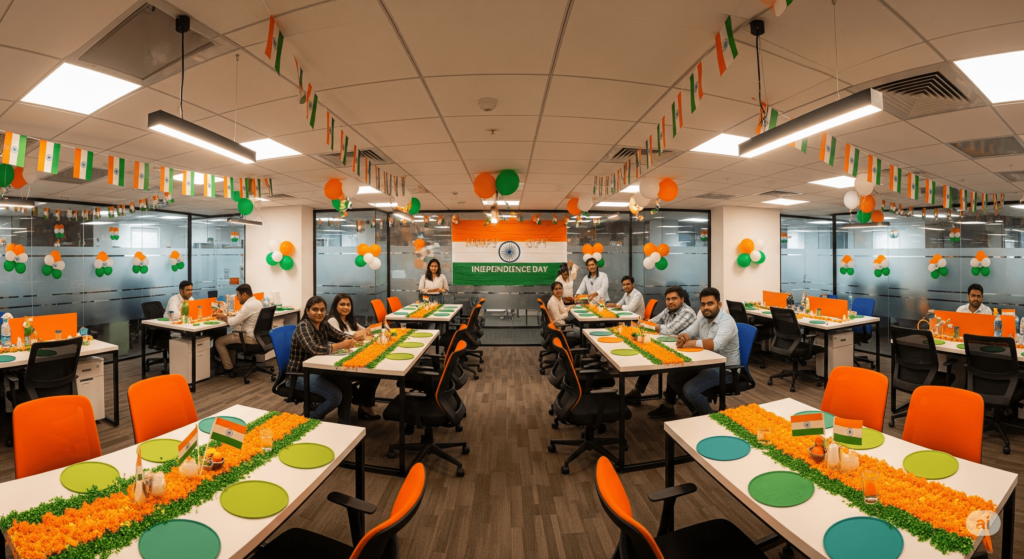 Celebrate Independence Day in Style: Office Decoration Themes for Noida Workspaces