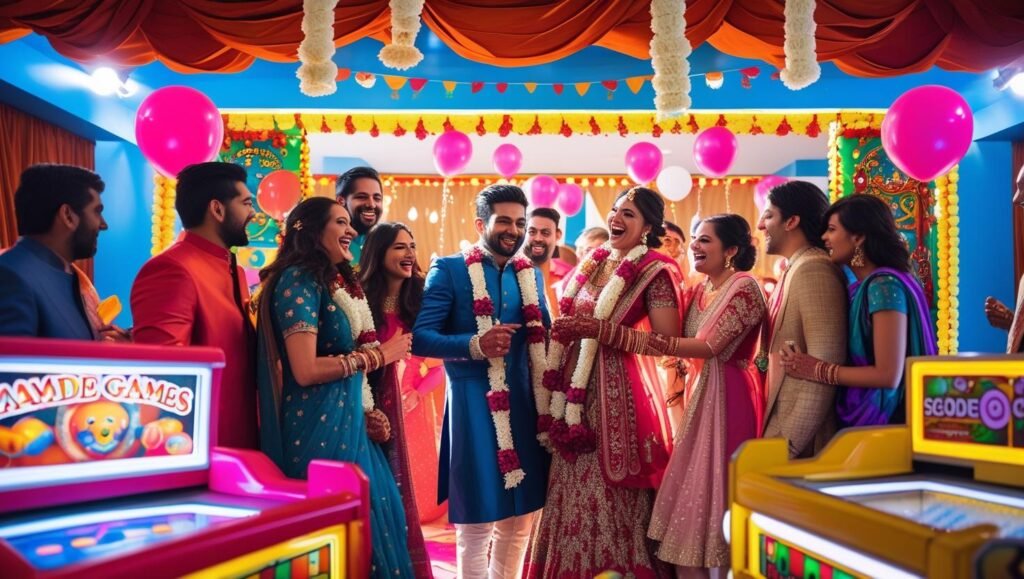 Haldi + Game Corner = Unforgettable Memories