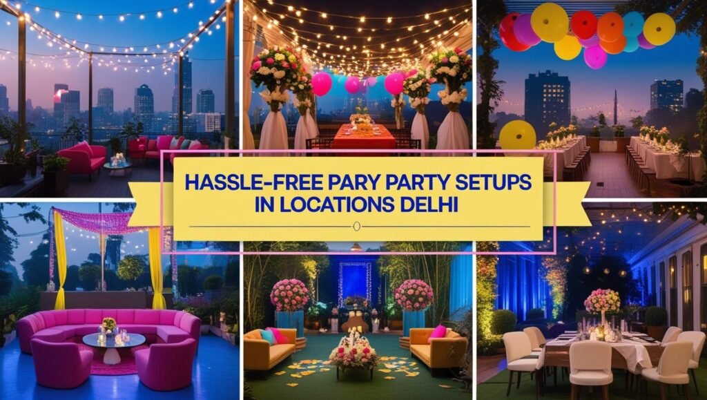 Hassle-Free Party Setups in Every Corner of Delhi