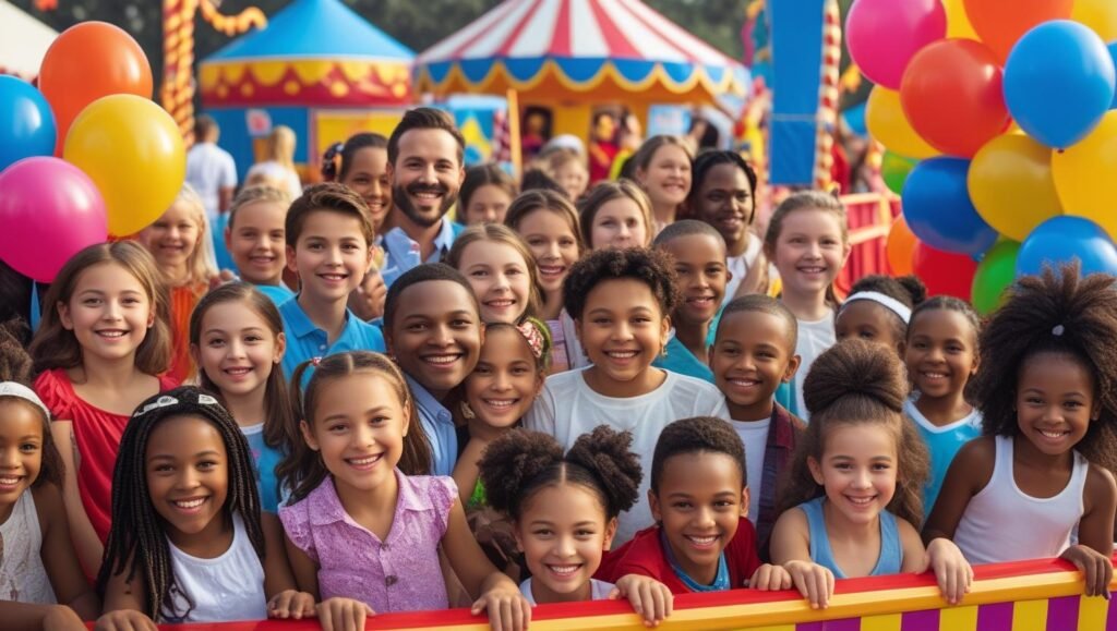 Kids Carnival Day with 300+ Guests – A Mega Fun-Filled Celebration by Party Events