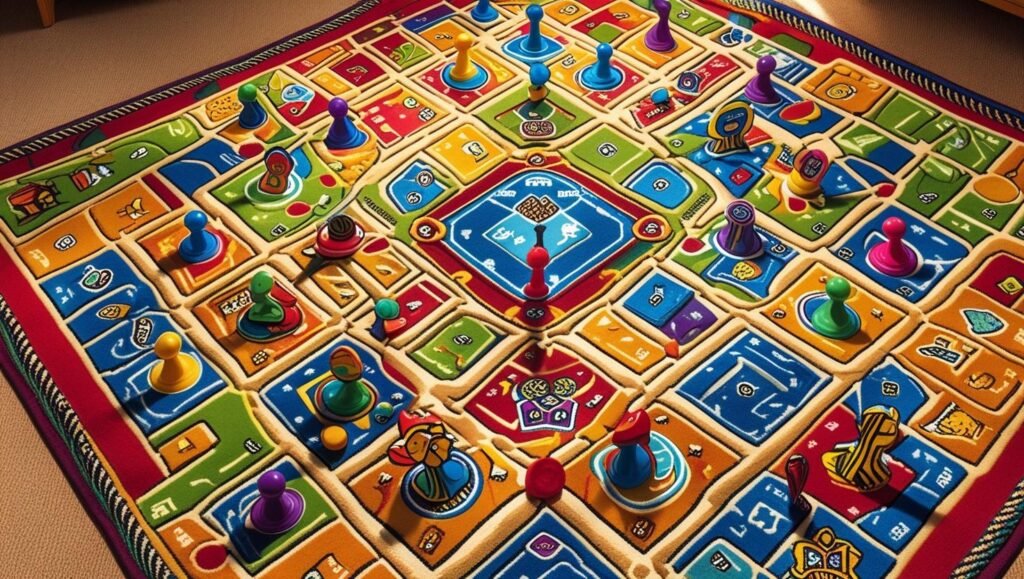 Life-size Ludo Carpet Game for