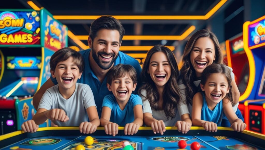 My husband loved the surprise game zone!