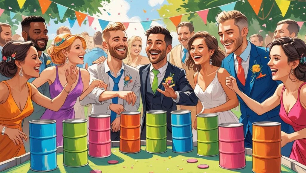 Stack-the-Cans – Fun for Weddings & Fests