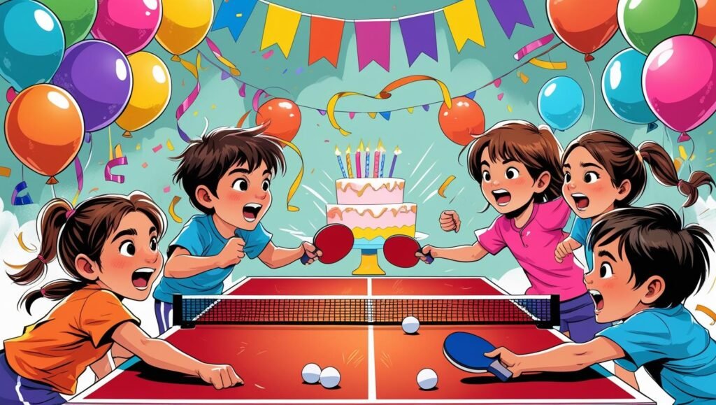 Table Tennis Tournament at Birthday Parties