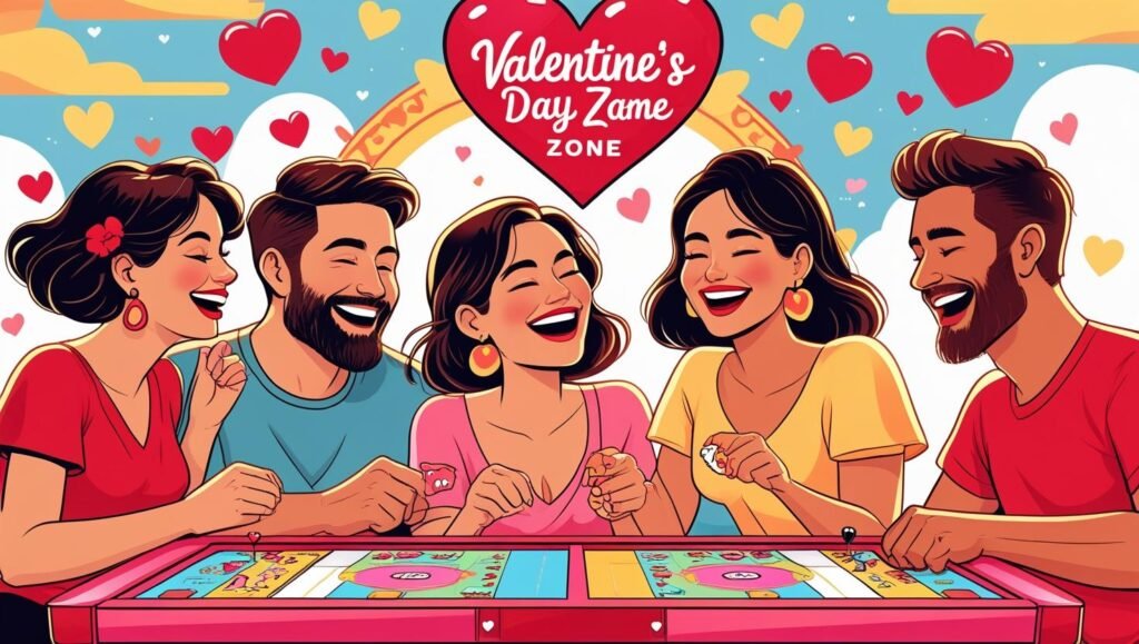 Valentine’s Day Couples Game Zone – Where Love Meets Laughter!