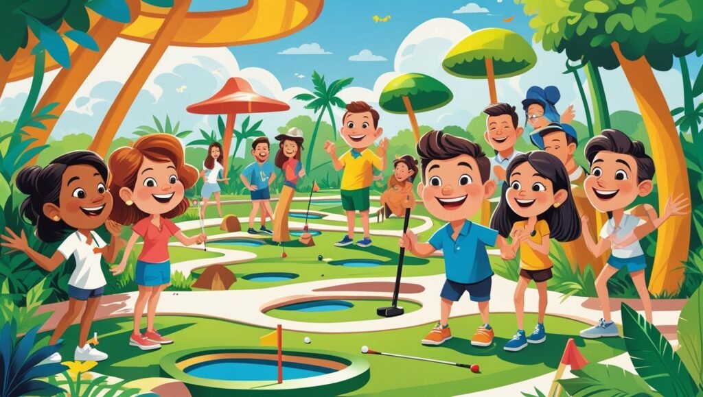 Why everyone loves our Mini Golf setup