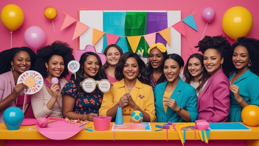 Women’s Day parties with interactive setups