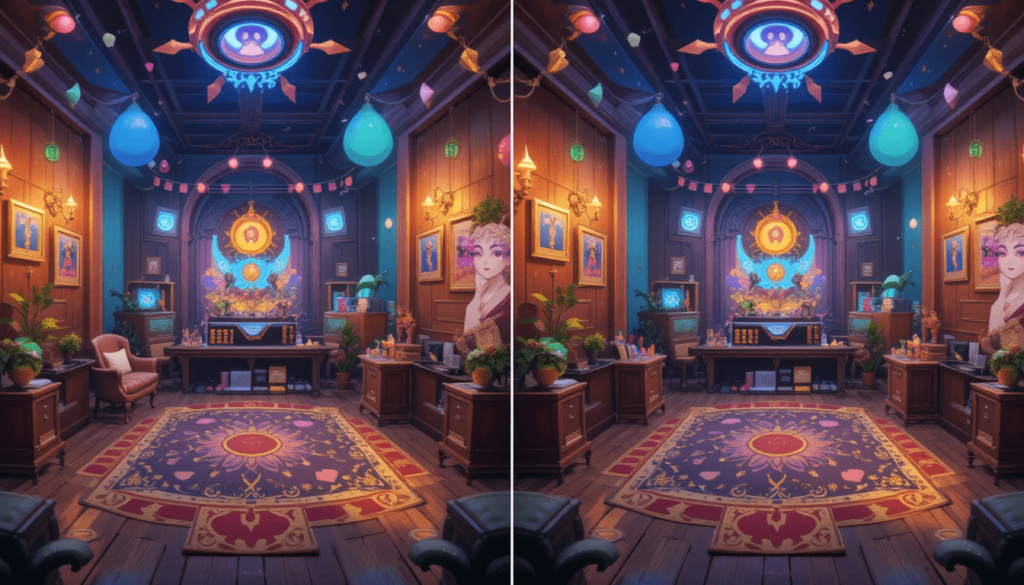 Spot the difference in game setup images!