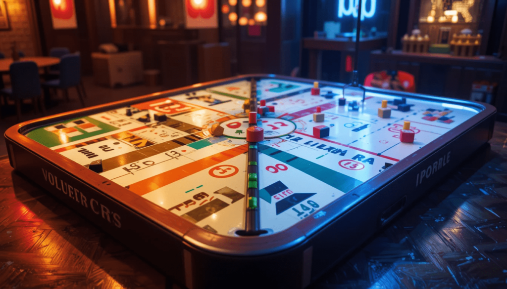 Today Would You Rather: Giant Ludo or Air Hockey? Generate image according to this for website party events
