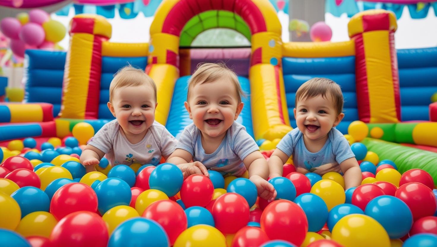 Bouncy Castle & Ball Pool for Toddlers