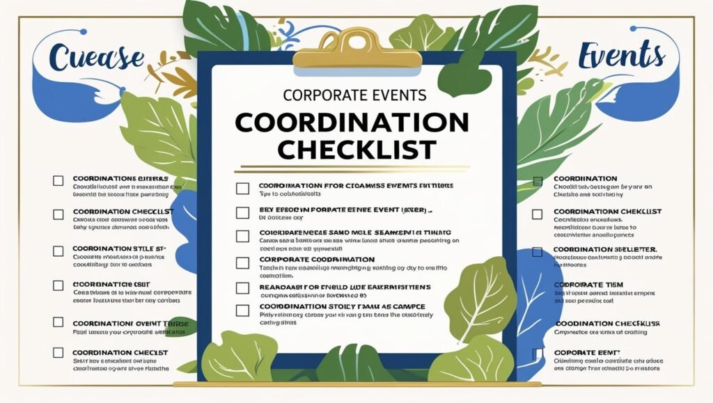 Coordination Checklist for Seamless Corporate Events