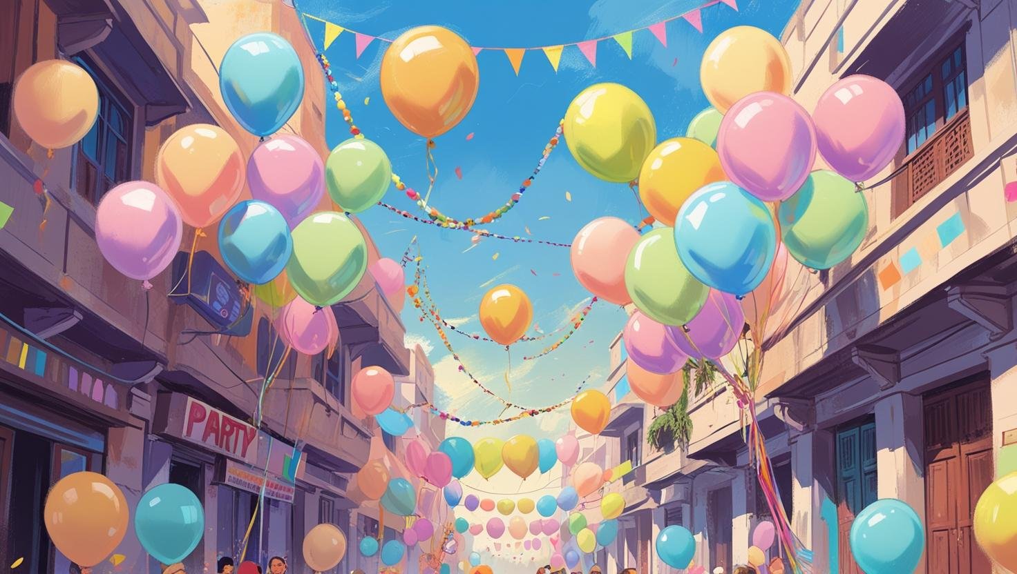 Pastel Balloon Themes in Delhi Celebrations