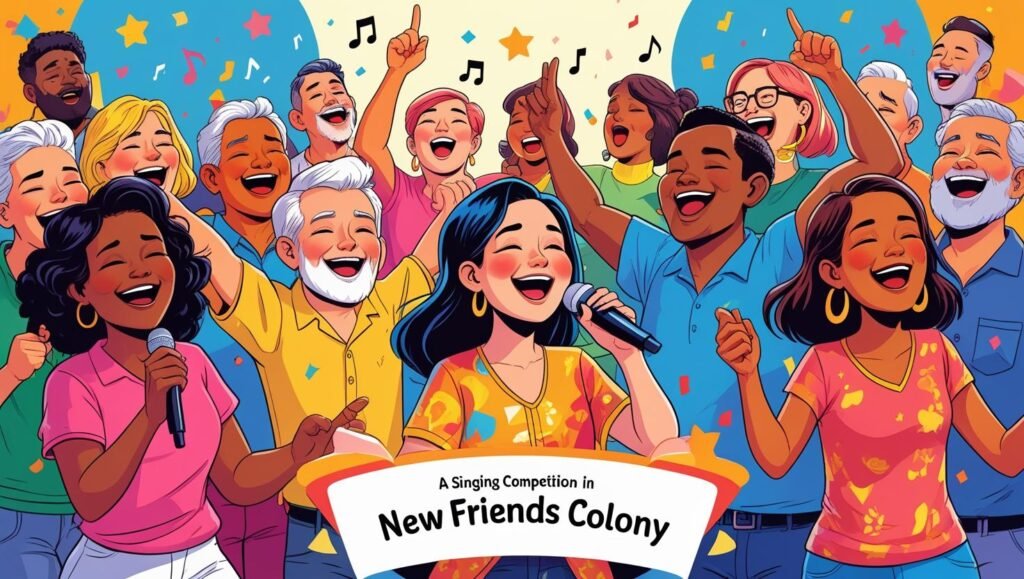 Singing Competitions for Residents in New Friends Colony