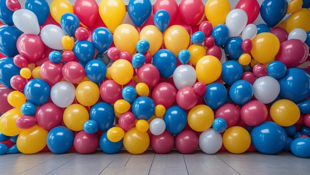 Tricolor Balloon Walls for National Celebrations
