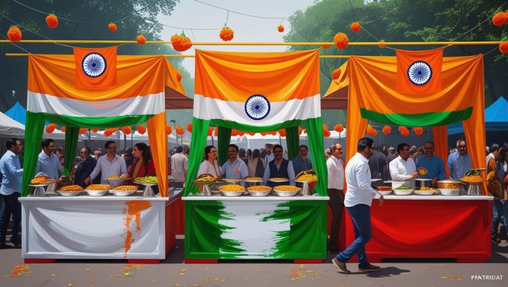 Tricolor Food Stalls for Patriotic Events in Delhi
