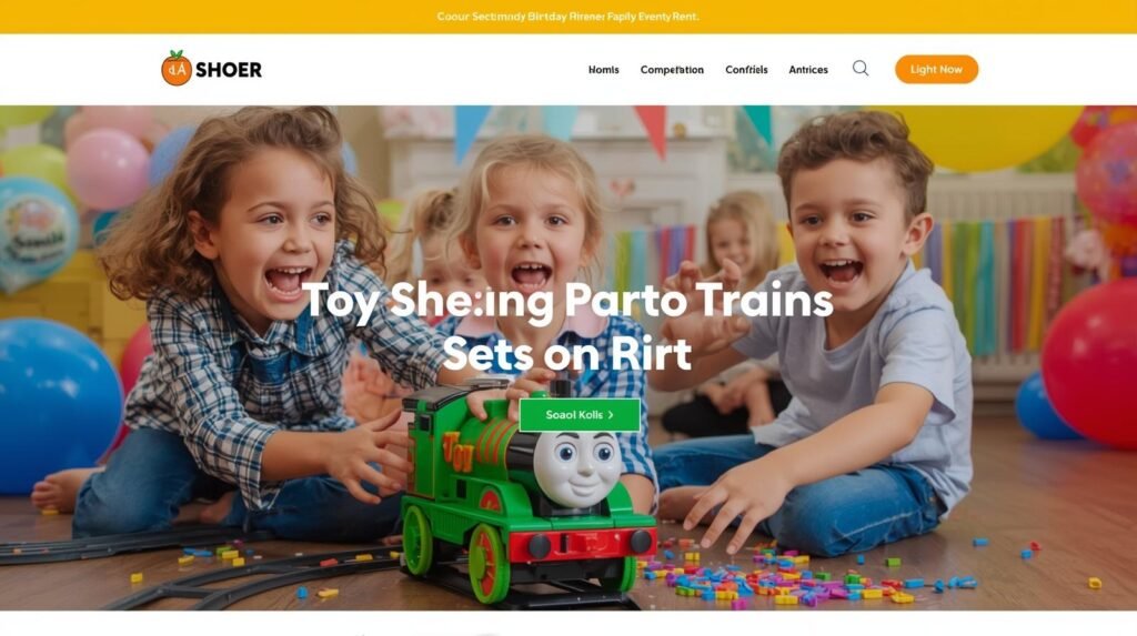 π Why Toy Train on Rent Is Perfect for a Kids Birthday Party