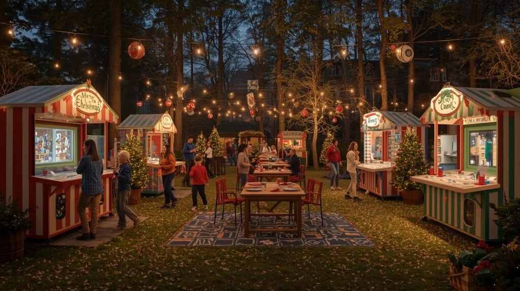 Outdoor Game Rentals for Family Christmas Celebrations