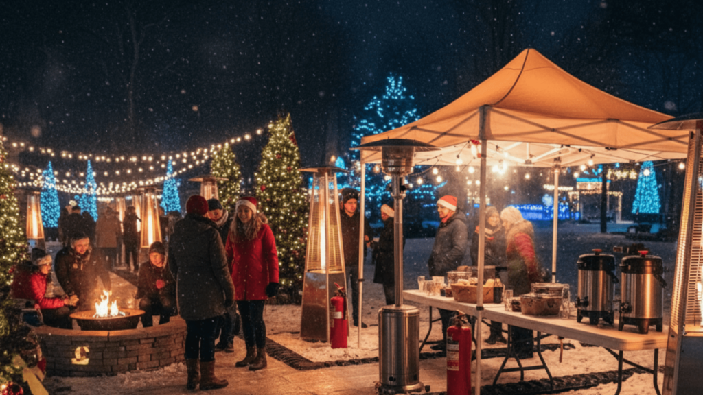 Ensure Guest Safety in Outdoor Christmas Parties