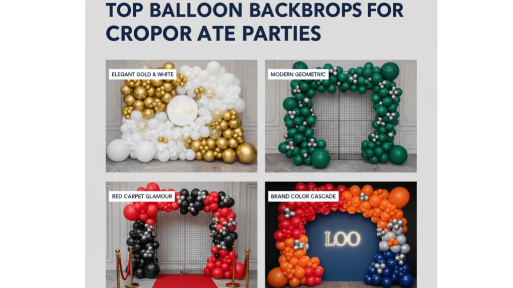 Top Balloon Backdrops for Corporate Parties
