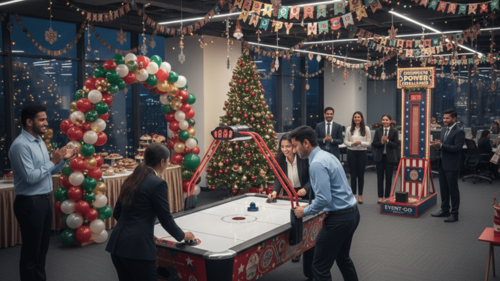 Games on Rent for Corporate Christmas Party