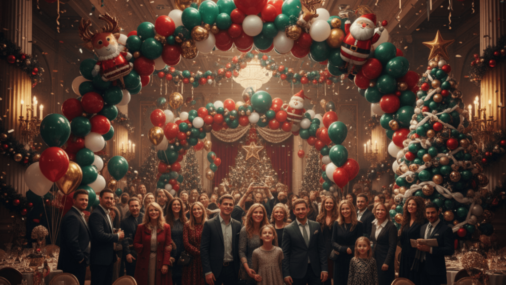 Balloons Christmas Events: Heart of Celebration