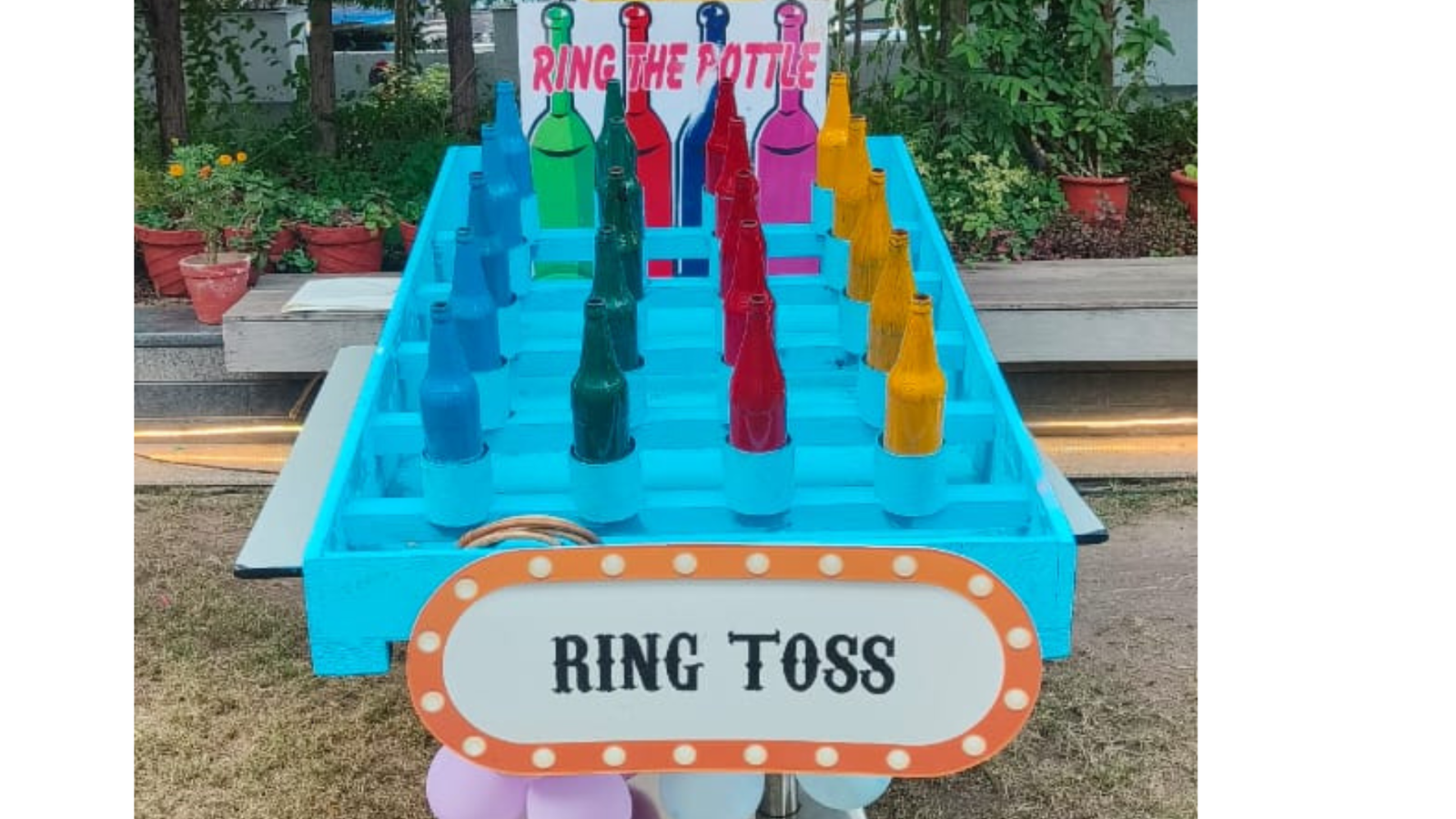 Ring The Bottle Game for Carnival
