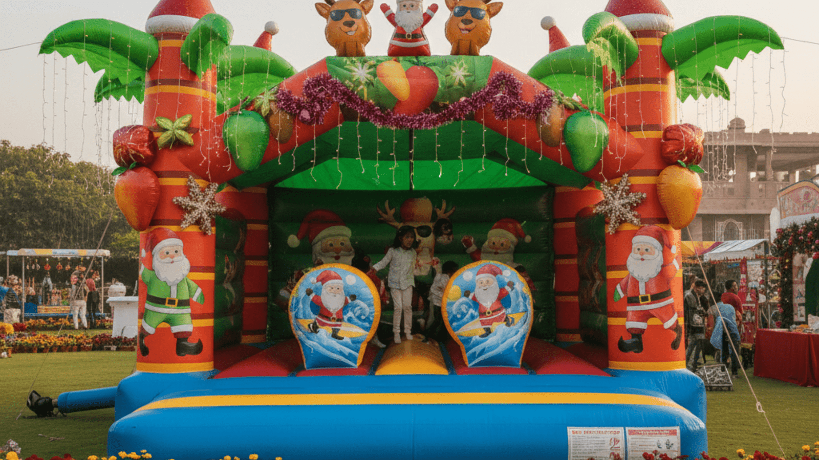 Outdoor Bouncy Castles for Christmas Delhi