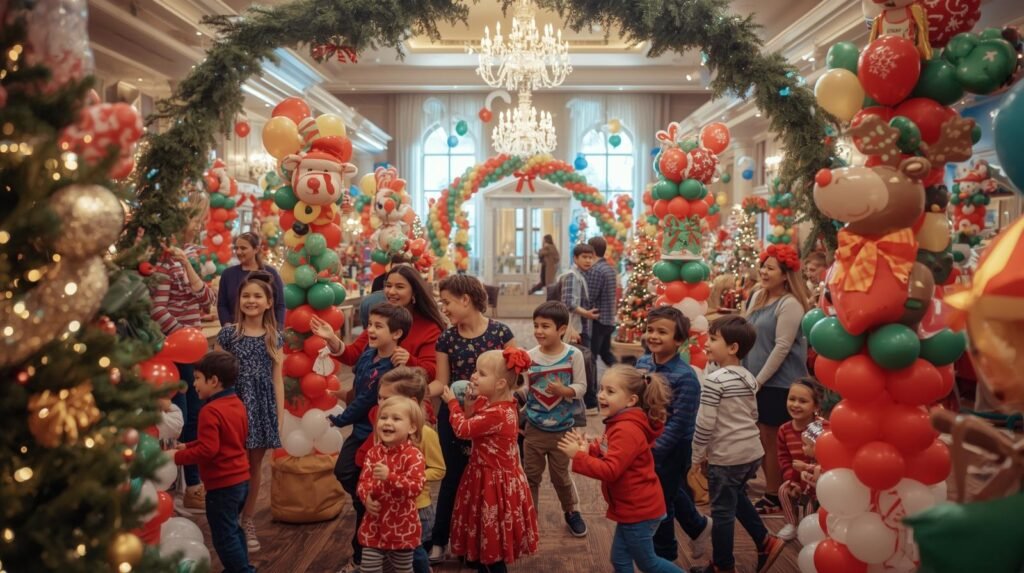 Why Balloon Decor Matters in Children’s Christmas Events