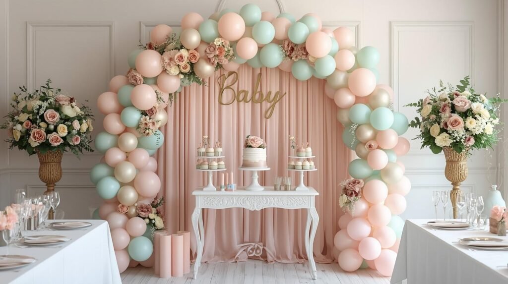 Baby Shower Decoration Setup