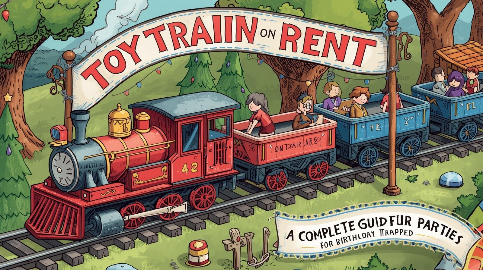 Toy Train on Rent: A Complete Guide for Birthday Parties