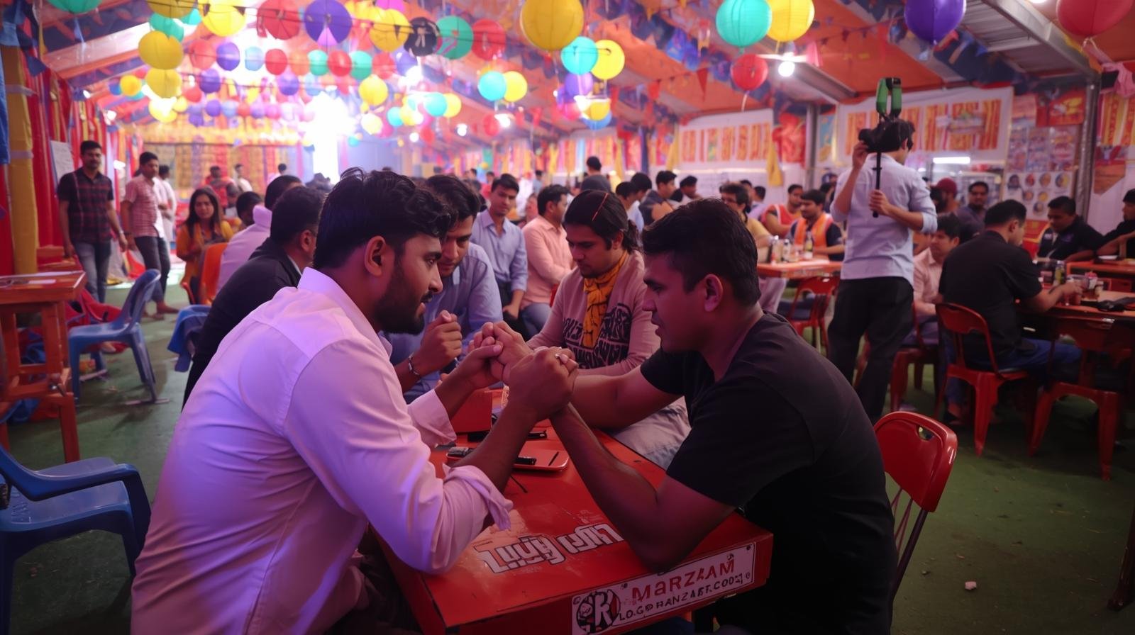 Arm Wrestling Game Setup in Ghaziabad Parties