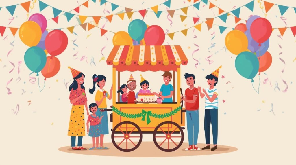 Cart on Rent Tips for Delhi NCR Birthday Parties
