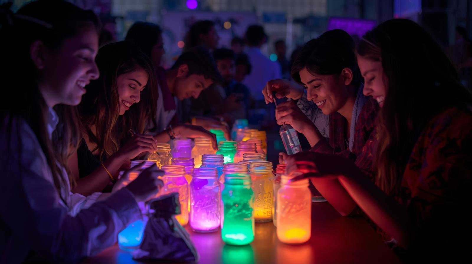 Glow Jar DIY Party Activity in Punjabi Bagh