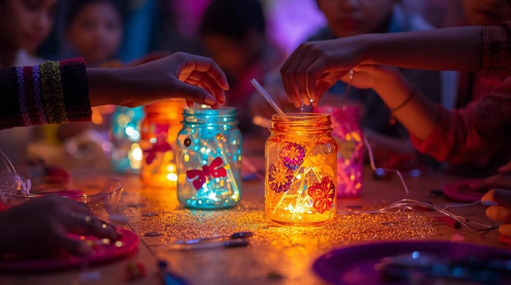 Glow Jar DIY Tips in Noida Birthday Parties