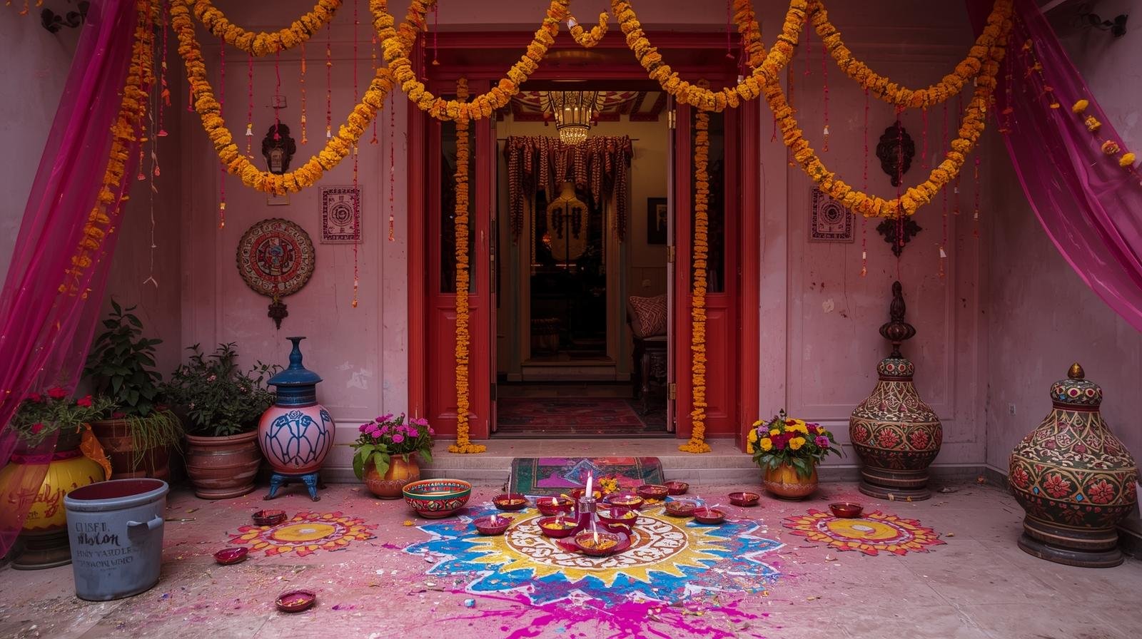 Holi Decoration Ideas for Hauz Khas Homes