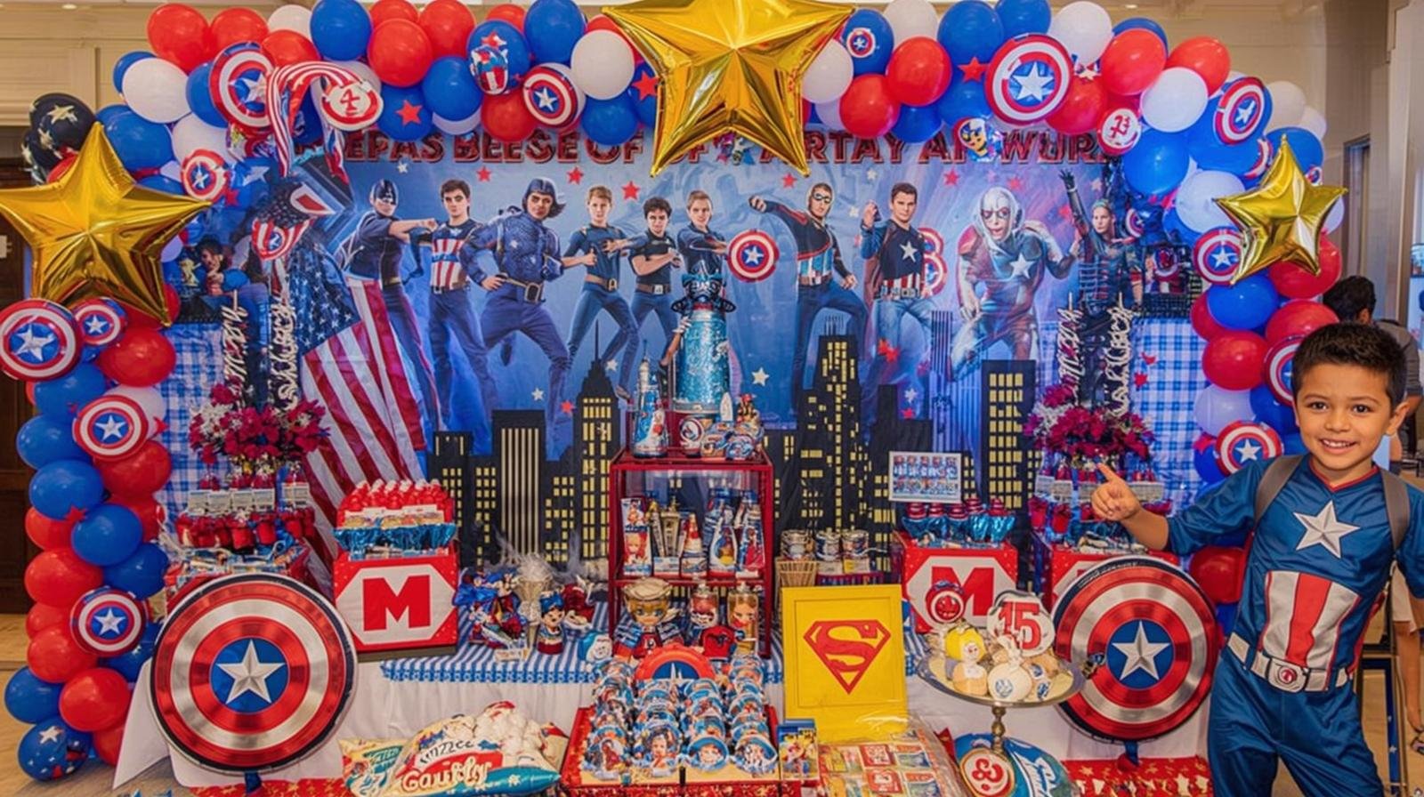 Super Hero of America Theme Party Rentals in Delhi