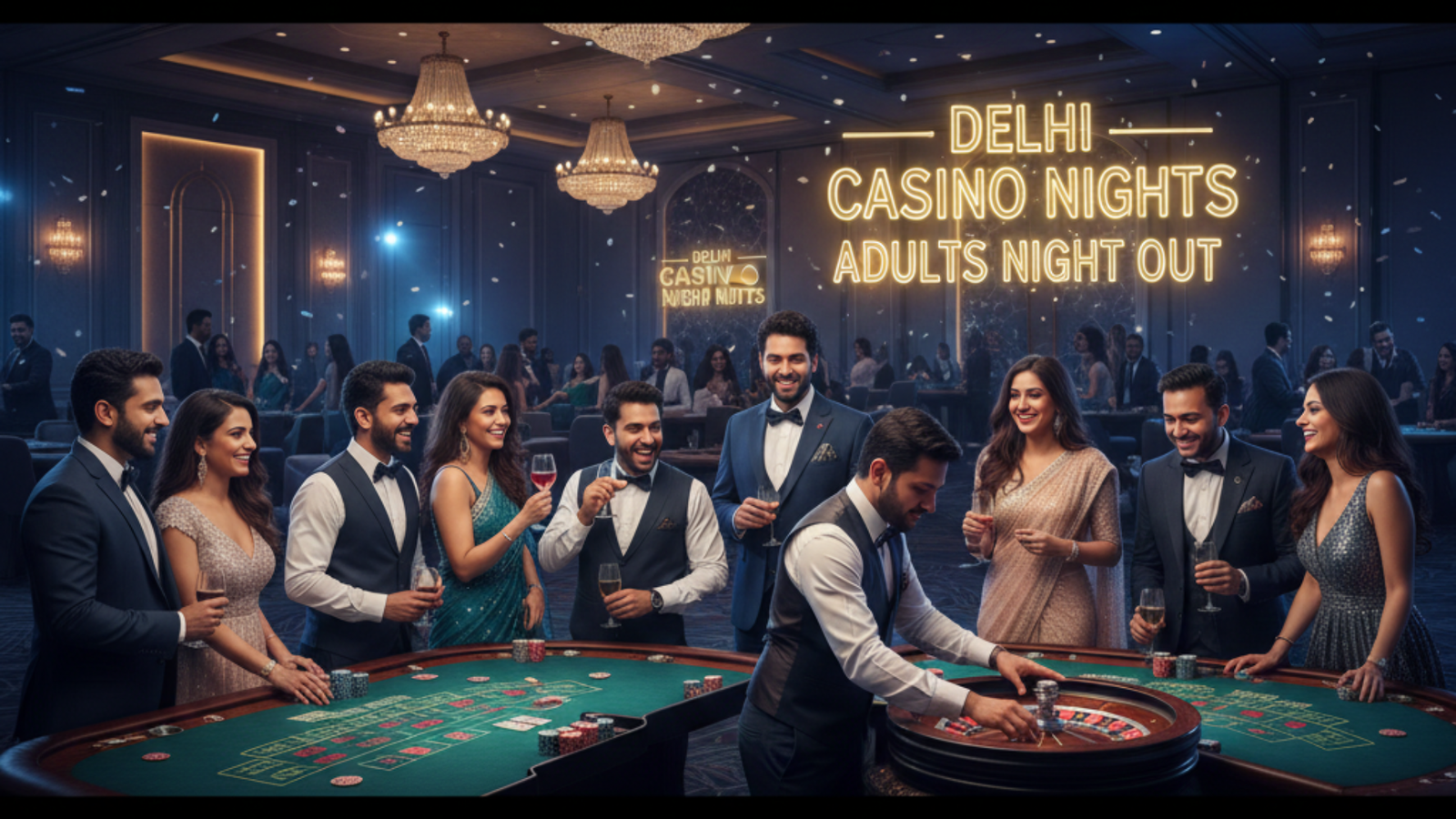Casino Table Rentals in Delhi for Adults Night Out