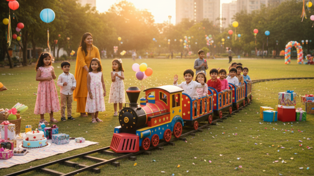 Toy Train on Rent: Magical Kids Birthday Ideas