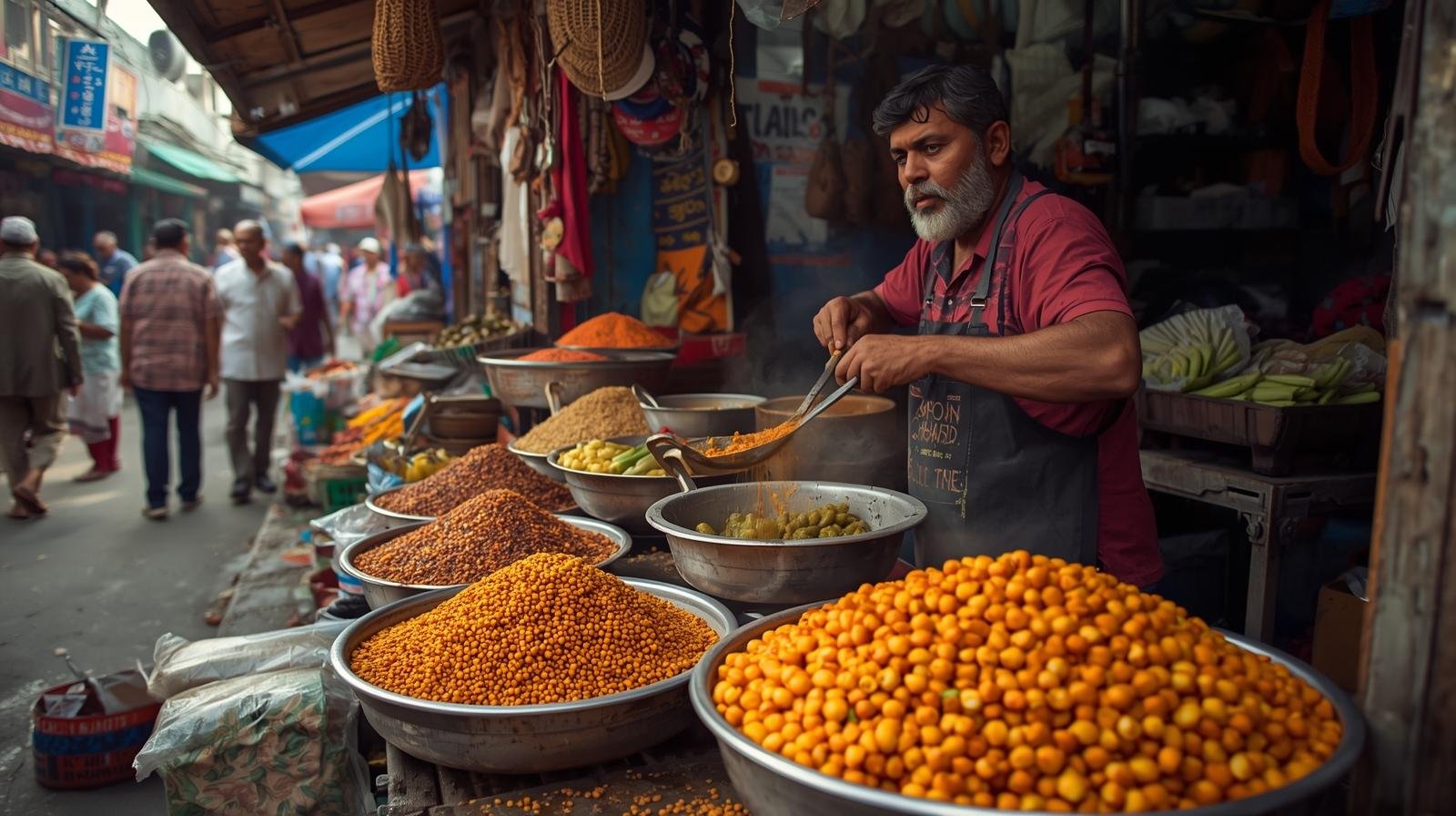 Chana Jor Garam Stall Setup in Punjabi Bagh Birthday Events