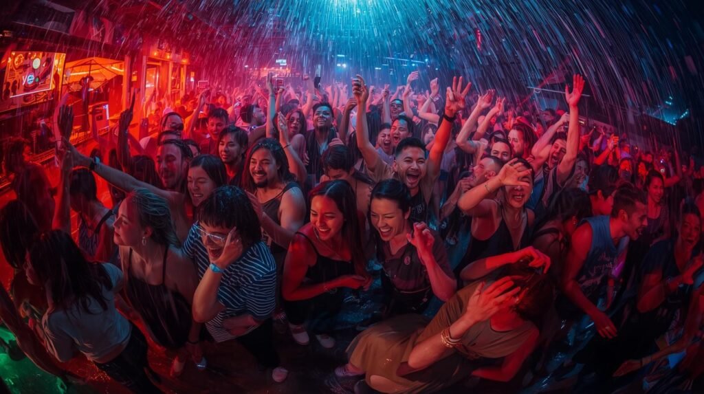 Rain Dance Party Setup in Hauz Khas Events