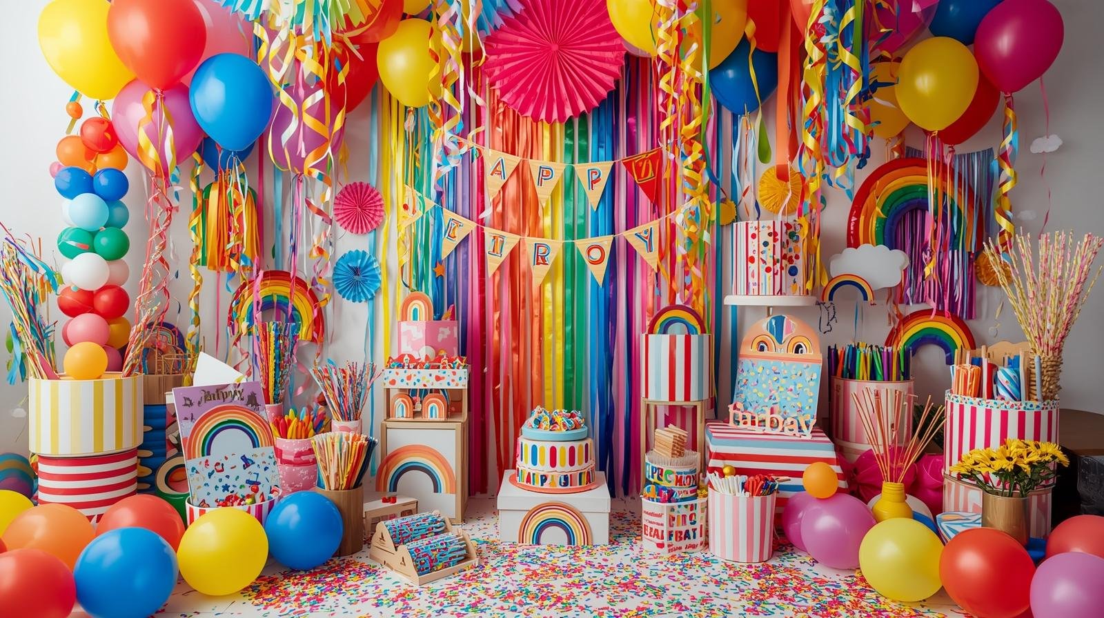Best Indoor Rainbow Party Decoration for Delhi NCR Homes