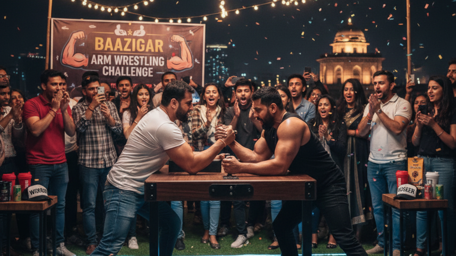 Arm Wrestling Game Setup Ideas in Delhi NCR Parties