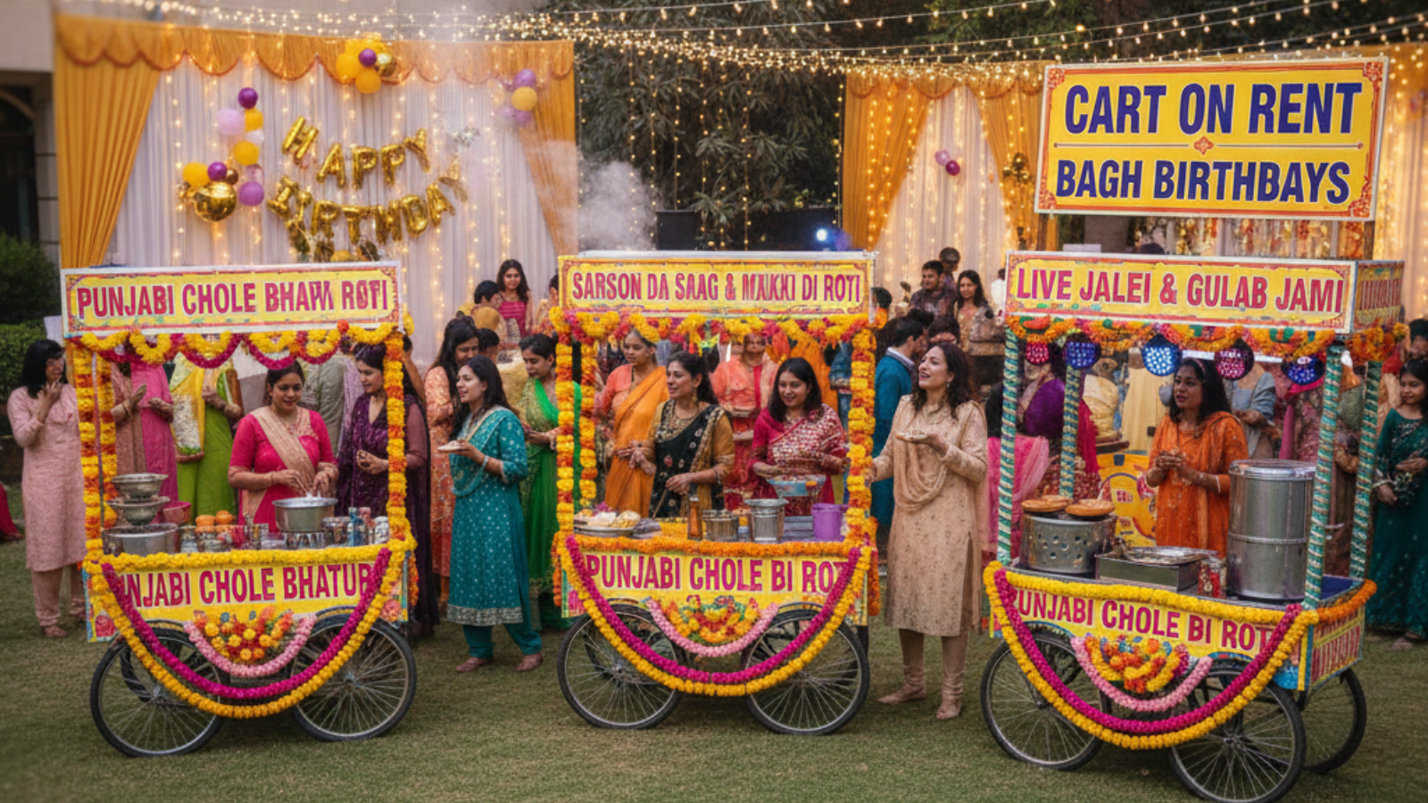Cart on Rent Tips for Punjabi Bagh Birthday Parties