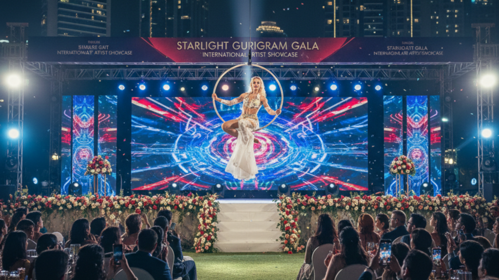 Russian Foreigner Artist Performance in Gurugram Events