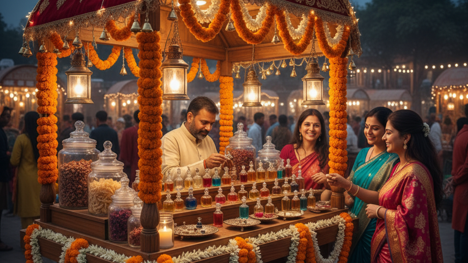 Itra Stall Decoration Ideas in Ghaziabad