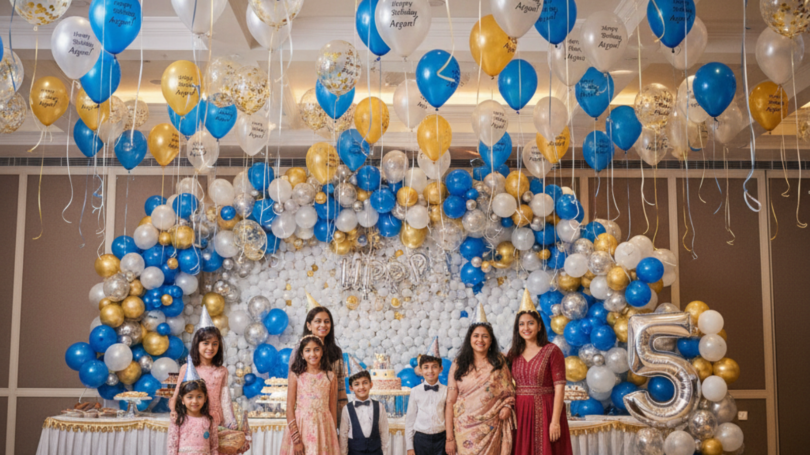 Logo Printed Balloon Setup in Delhi NCR Birthday Parties